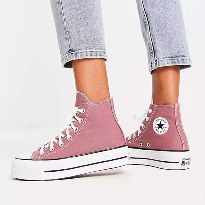 Lift Hi trainers in berry pink 6 womens shoe